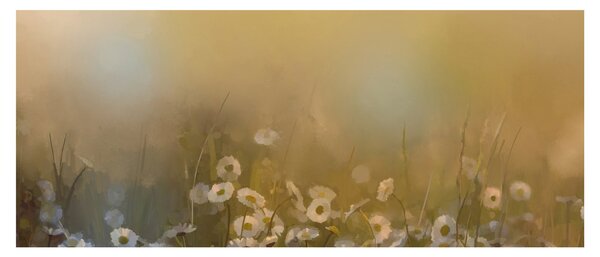 Slika - Oljna slika marjetic (120x50 cm)