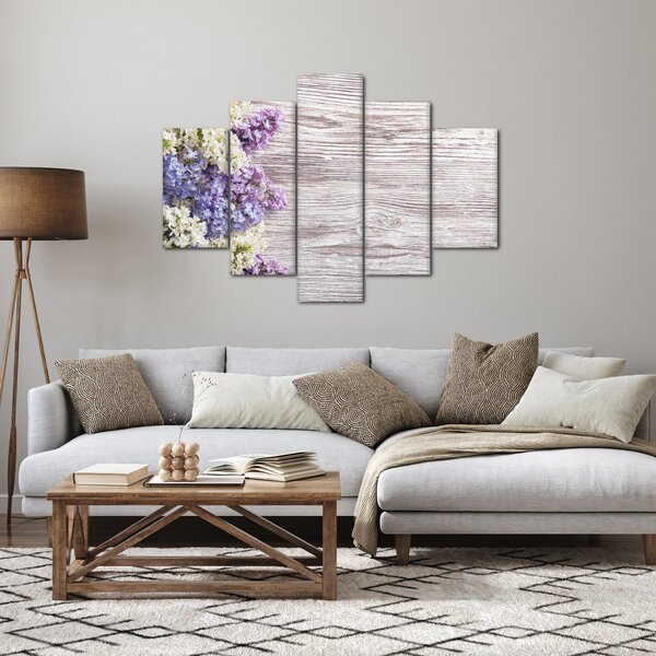 Slikanje lila na lesu (150x105 cm)