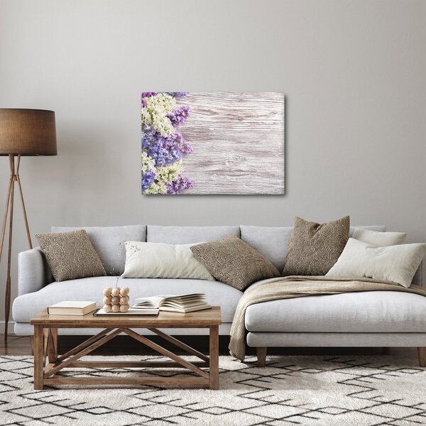 Slikanje lila na lesu (70x50 cm)