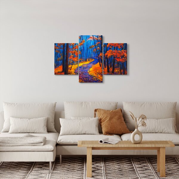 Slika jesenskega gozda (90x60 cm)