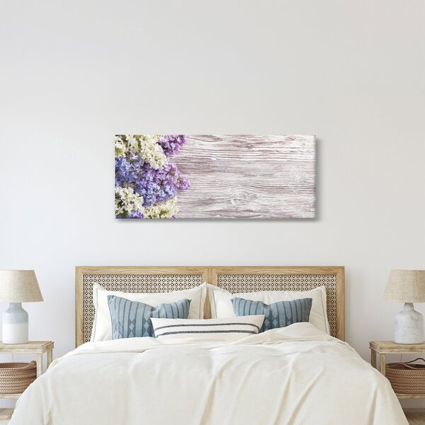 Slikanje lila na lesu (120x50 cm)
