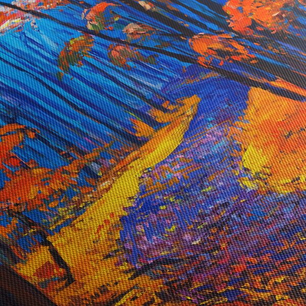 Slika jesenskega gozda (90x60 cm)
