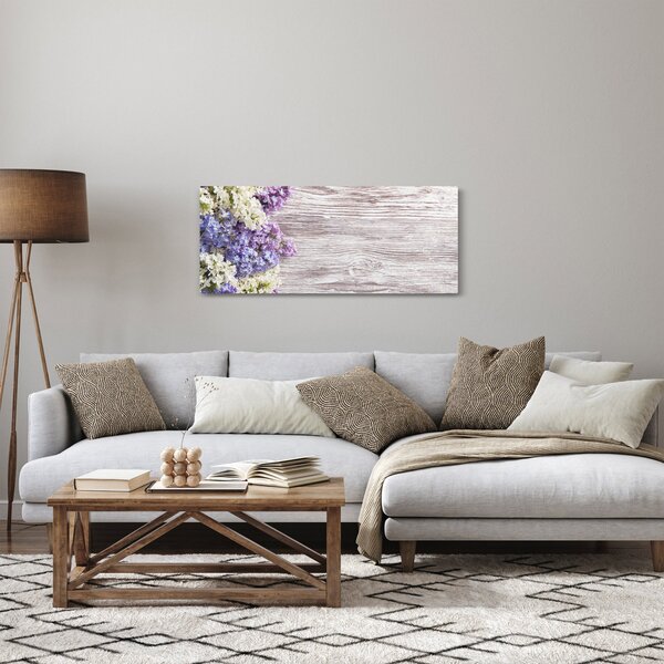 Slikanje lila na lesu (120x50 cm)