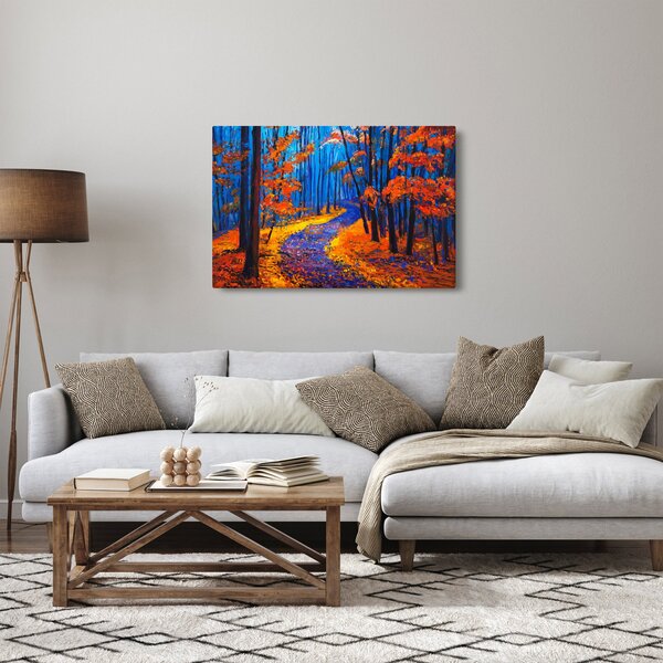 Slika jesenskega gozda (90x60 cm)