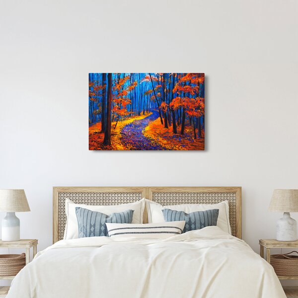 Slika jesenskega gozda (90x60 cm)