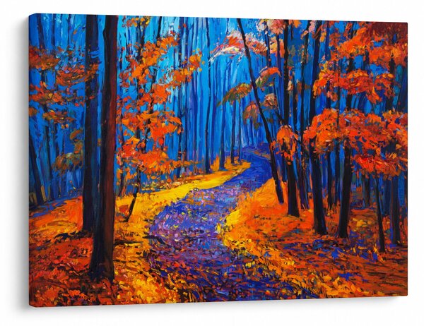 Slika jesenskega gozda (70x50 cm)