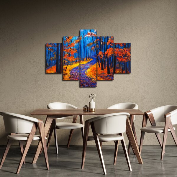 Slika jesenskega gozda (150x105 cm)
