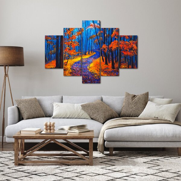 Slika jesenskega gozda (150x105 cm)