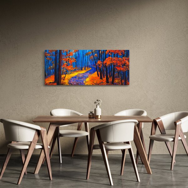 Slika jesenskega gozda (120x50 cm)