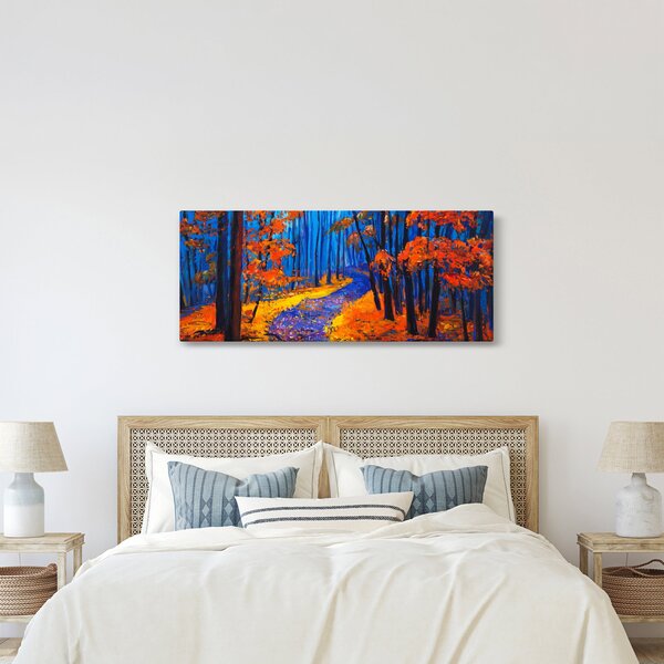 Slika jesenskega gozda (120x50 cm)