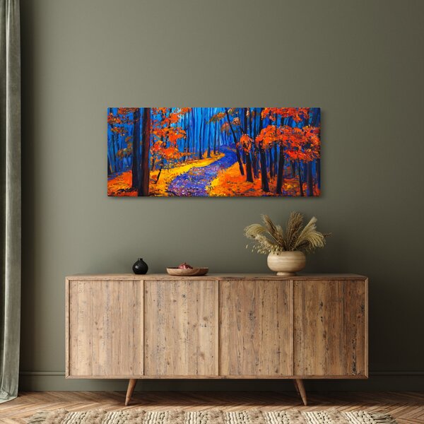 Slika jesenskega gozda (120x50 cm)