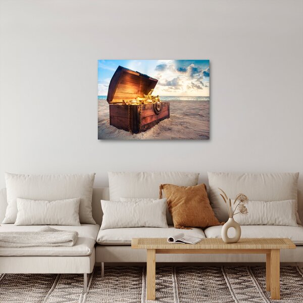 Slika - Zaklad na plaži (70x50 cm)