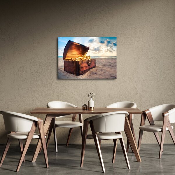 Slika - Zaklad na plaži (70x50 cm)