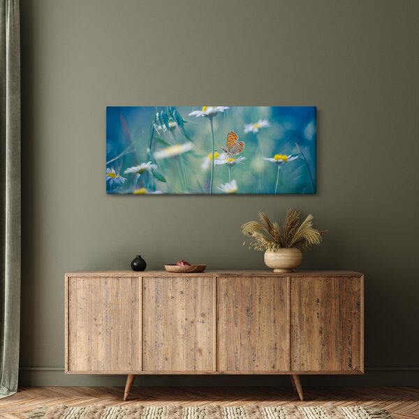 Slika - Metulj na marjetici (120x50 cm)