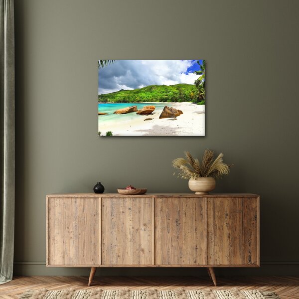 Slika - Sejšeli, plaža Takamaka (70x50 cm)