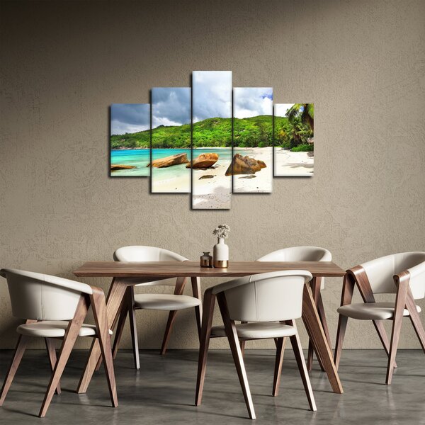 Slika - Sejšeli, plaža Takamaka (150x105 cm)