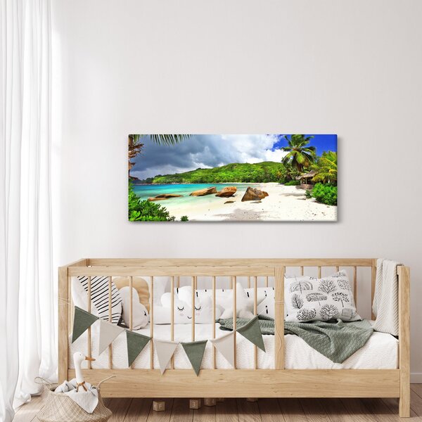 Slika - Sejšeli, plaža Takamaka (120x50 cm)