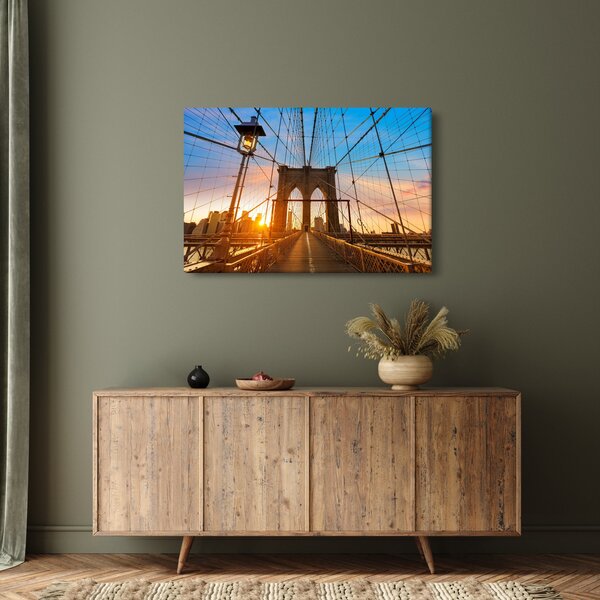 Slika - Brooklynski most, Manhattan, New York (90x60 cm)