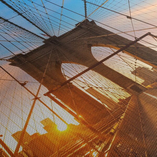 Slika - Brooklynski most, Manhattan, New York (90x60 cm)