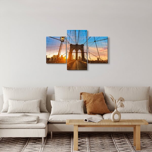 Slika - Brooklynski most, Manhattan, New York (90x60 cm)