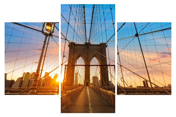 Slika - Brooklynski most, Manhattan, New York (90x60 cm)
