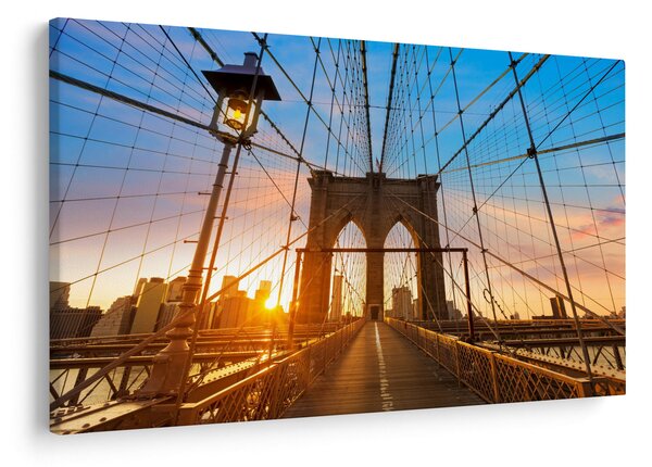Slika - Brooklynski most, Manhattan, New York (90x60 cm)