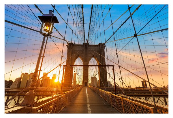 Slika - Brooklynski most, Manhattan, New York (90x60 cm)