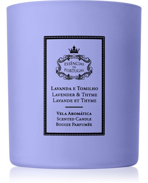 Essencias de Portugal + Saudade Natura Lavender & Thyme mirisna svijeća 180 g