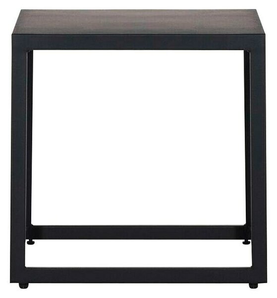 SENSUM Lounge vrtni stolić (Crne boje, D x Š x V: 40 x 40 x 46 cm)