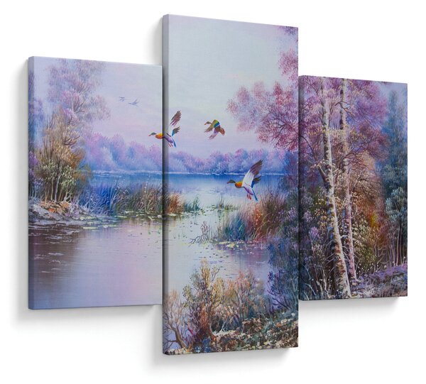 Slika - Jesen prihaja, oljna slika (90x60 cm)