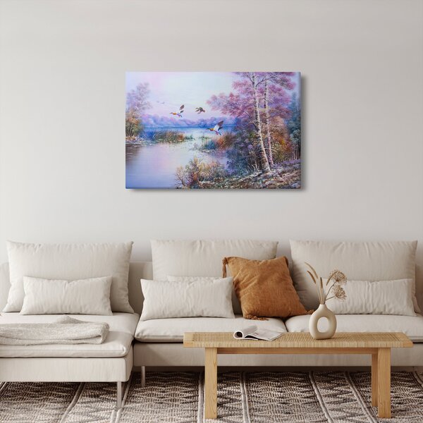 Slika - Jesen prihaja, oljna slika (90x60 cm)
