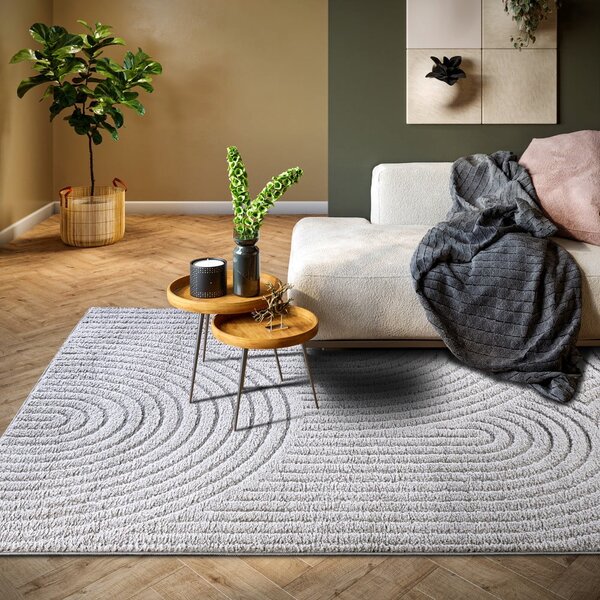 Svijetlo sivi tepih 120x170 cm Panglao New York Light Grey – Elle Decoration