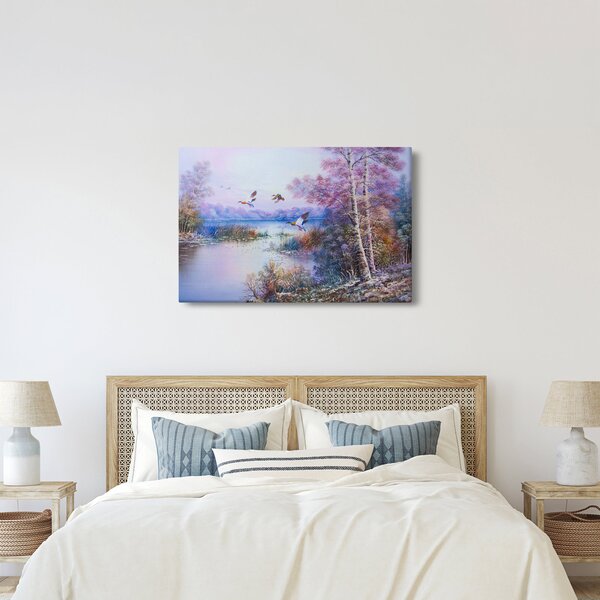 Slika - Jesen prihaja, oljna slika (90x60 cm)