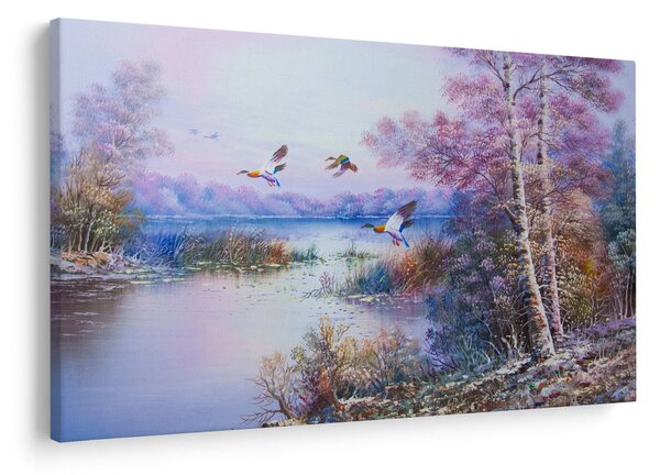 Slika - Jesen prihaja, oljna slika (90x60 cm)