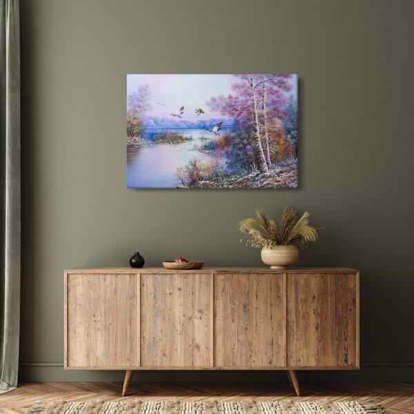 Slika - Jesen prihaja, oljna slika (90x60 cm)