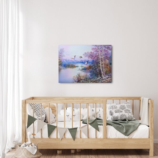 Slika - Jesen prihaja, oljna slika (70x50 cm)