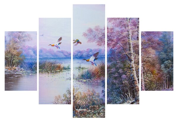 Slika - Jesen prihaja, oljna slika (150x105 cm)