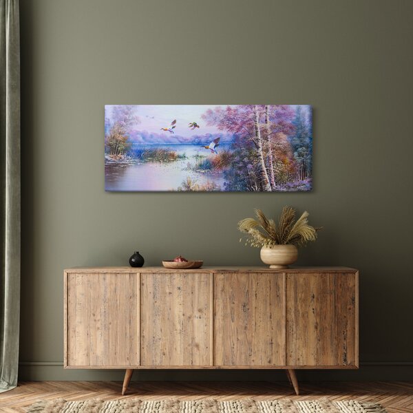 Slika - Jesen prihaja, oljna slika (120x50 cm)