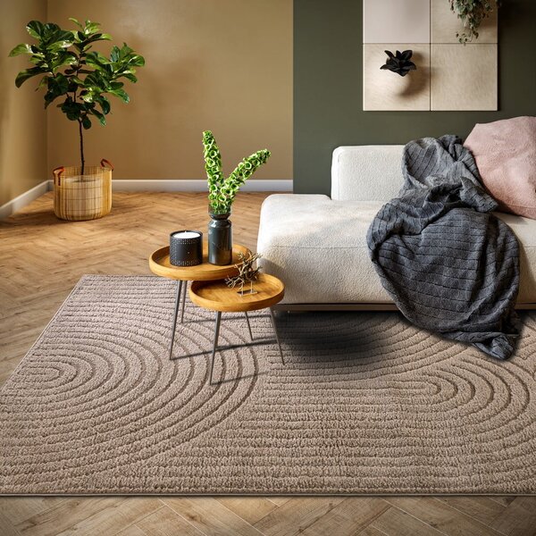Svjetlo smeđi tepih 160x235 cm Panglao New York Taupe – Elle Decoration