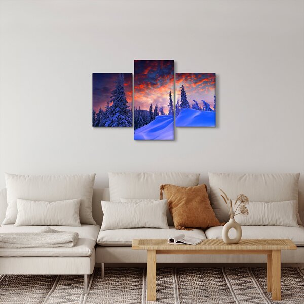 Slika - Zimski somrak (90x60 cm)