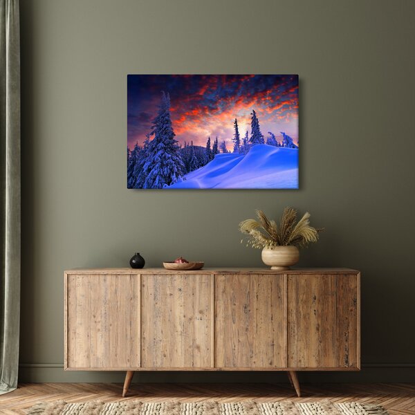 Slika - Zimski somrak (90x60 cm)