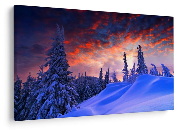 Slika - Zimski somrak (90x60 cm)