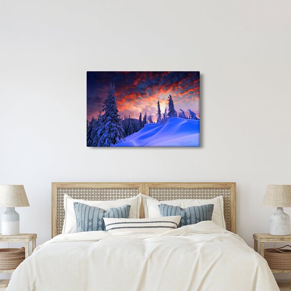 Slika - Zimski somrak (90x60 cm)