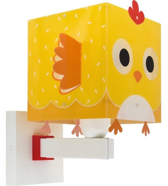 Dalber 64649 - Dječja zidna svjetiljka LITTLE CHICKEN 1xE27/15W/230V