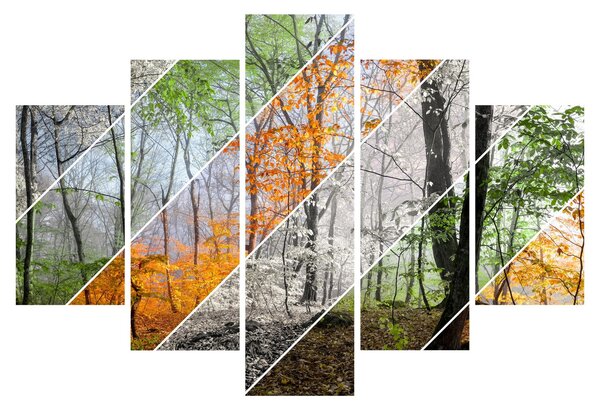 Slika - Menjava letnih časov (150x105 cm)