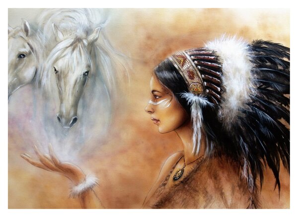 Slika - Magija Indijancev (70x50 cm)