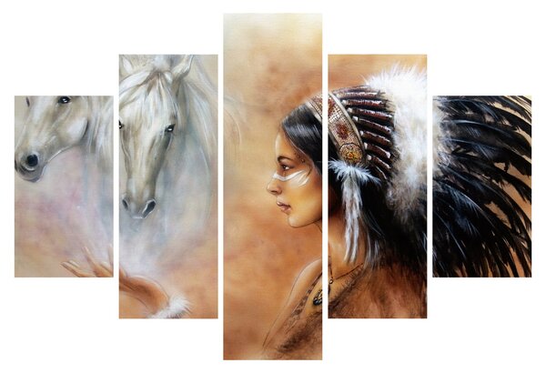 Slika - Magija Indijancev (150x105 cm)