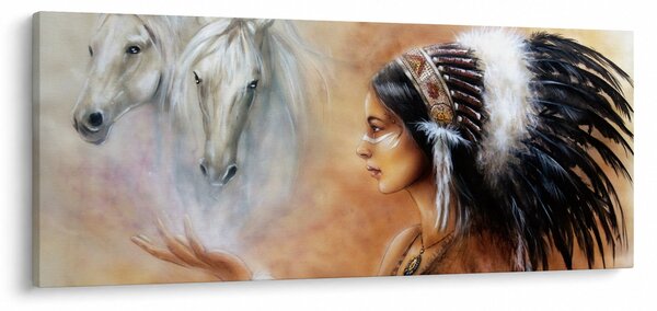 Slika - Magija Indijancev (120x50 cm)