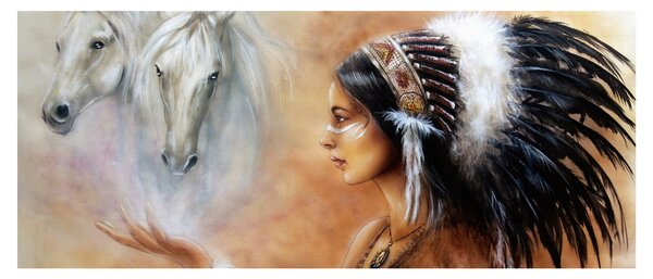 Slika - Magija Indijancev (120x50 cm)