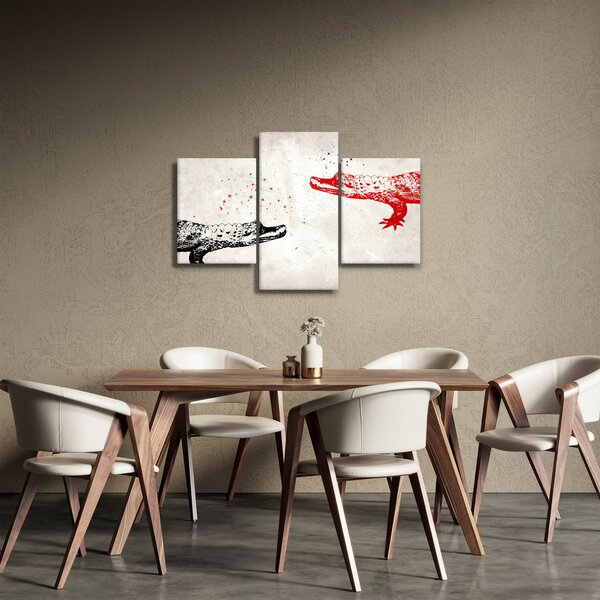 Slika - Krokodili (90x60 cm)